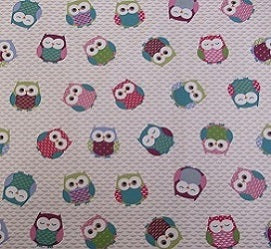 Owls Cotton Drill Swatch